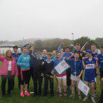 Buaiteoirí "The Dream Team” lena mbainisteoir Ailis Ní Riordáin.